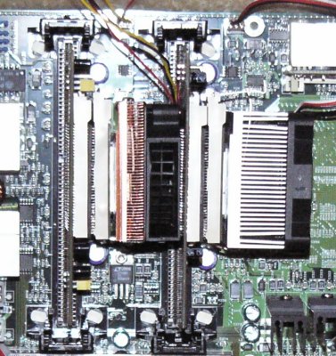 Processor cooling detail